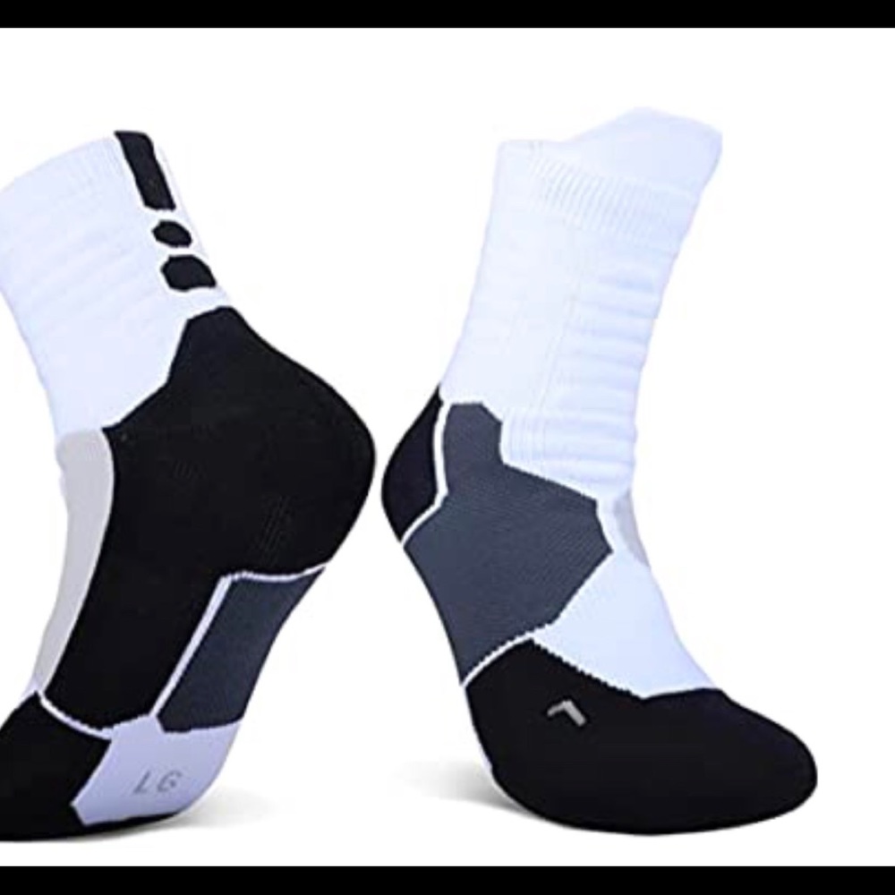 Kids basketball socks, fit age 4-6, cushioned